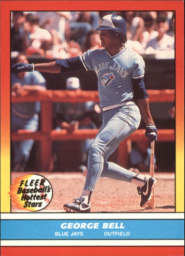 1988 Fleer Hottest Stars Baseball Cards        001      George Bell